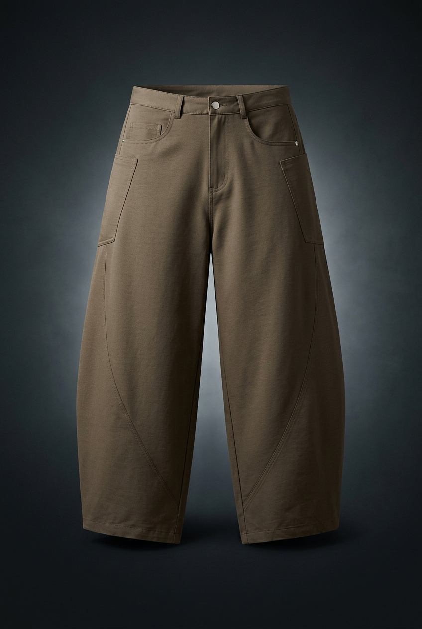 Men's Stretch Barrel Leg Pants