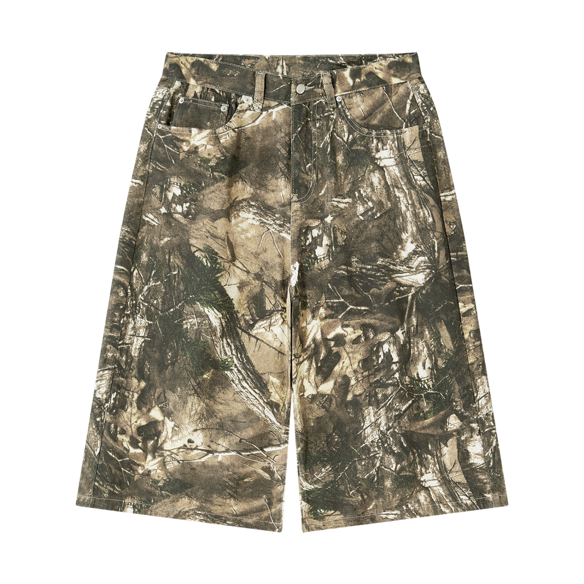 Men's Tree Camo Shorts in brown tree camo