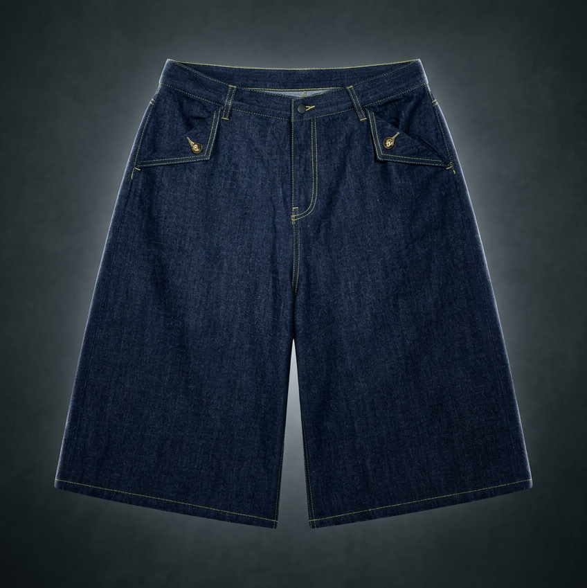 Men's Vintage Wash Denim Shorts, view 1
