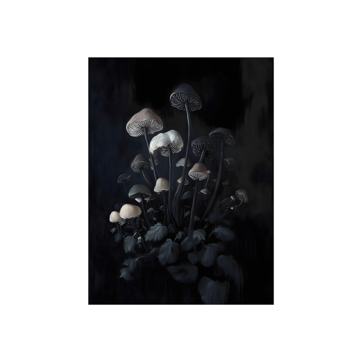 Midnight Mycology, fine art paper print, view 3
