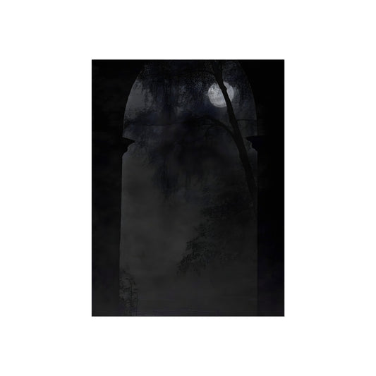 Moon Through the Arch, art print, view 2