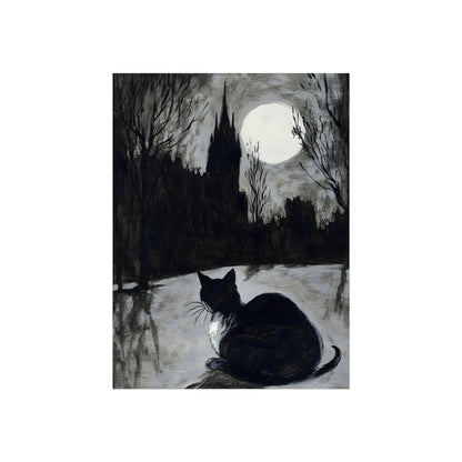 Moonlit Familiar, fine art paper print, view 4