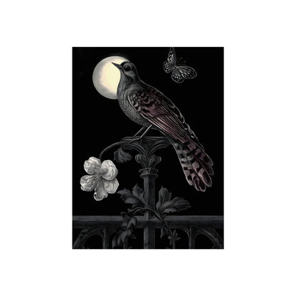 Moonlit Perch, art print, view 3