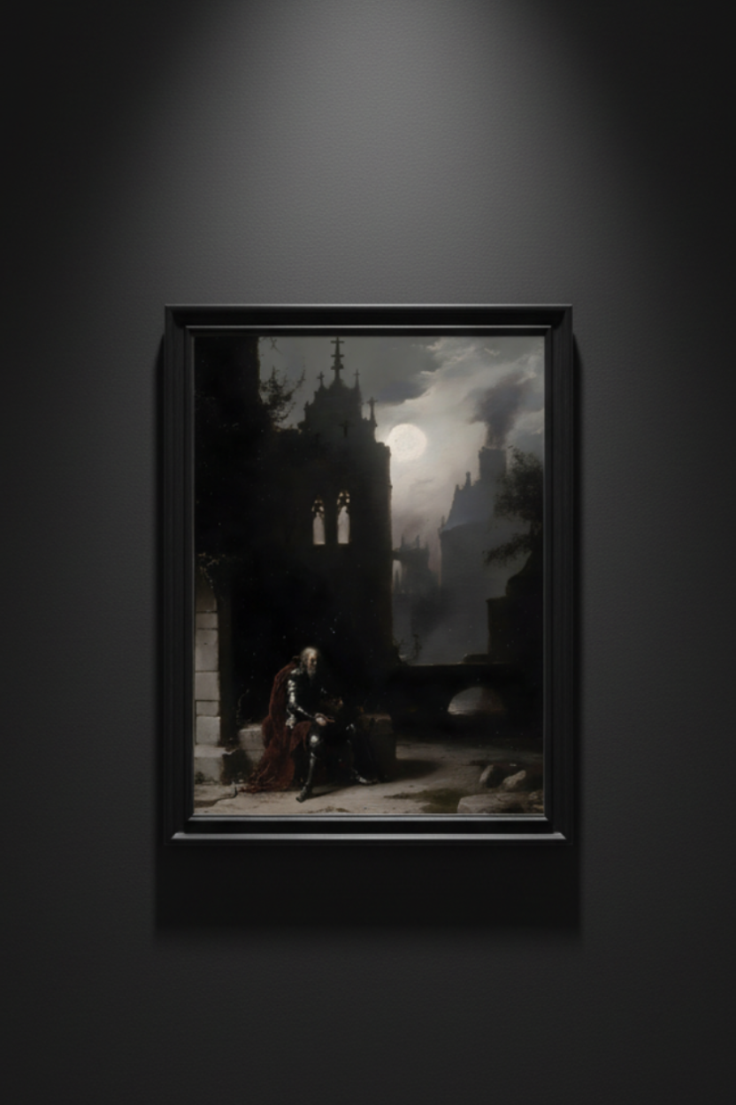 Moonlit Vigil, art print