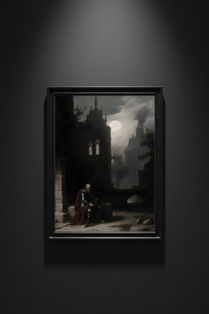 Moonlit Vigil, art print