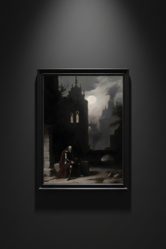 Moonlit Vigil, art print