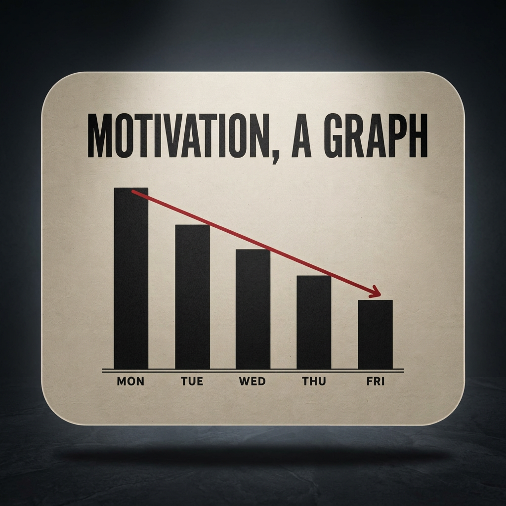 Funny Motivation Graph Mouse Pad – Monday to Friday Office Decor
