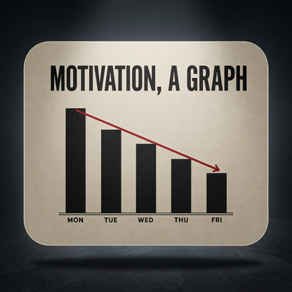 Funny Motivation Graph Mouse Pad – Monday to Friday Office Decor