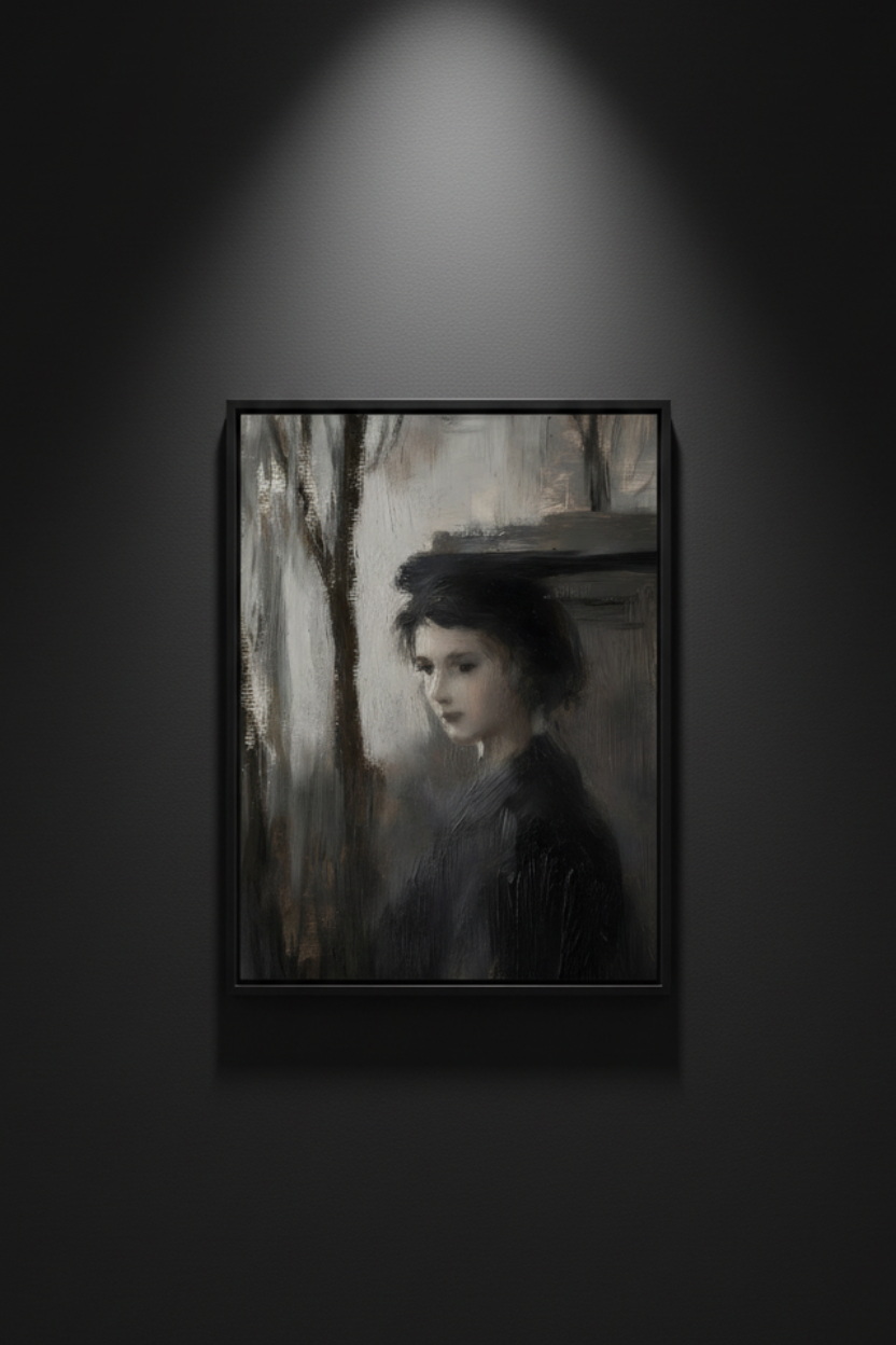 Nocturne Portrait, fine art paper print