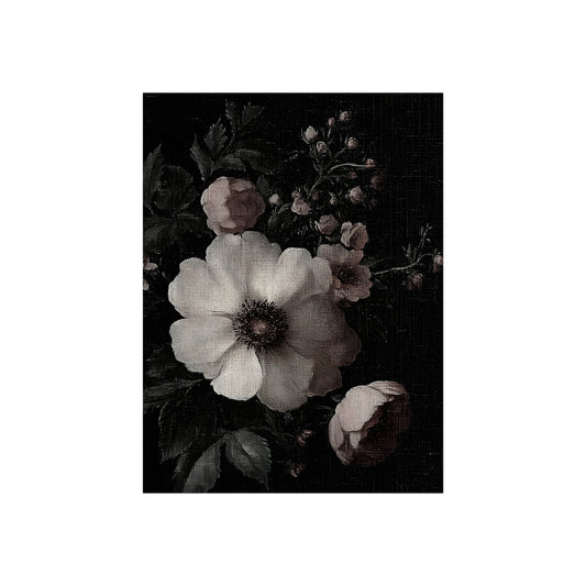 Pale Bloom at Midnight, art print, view 2