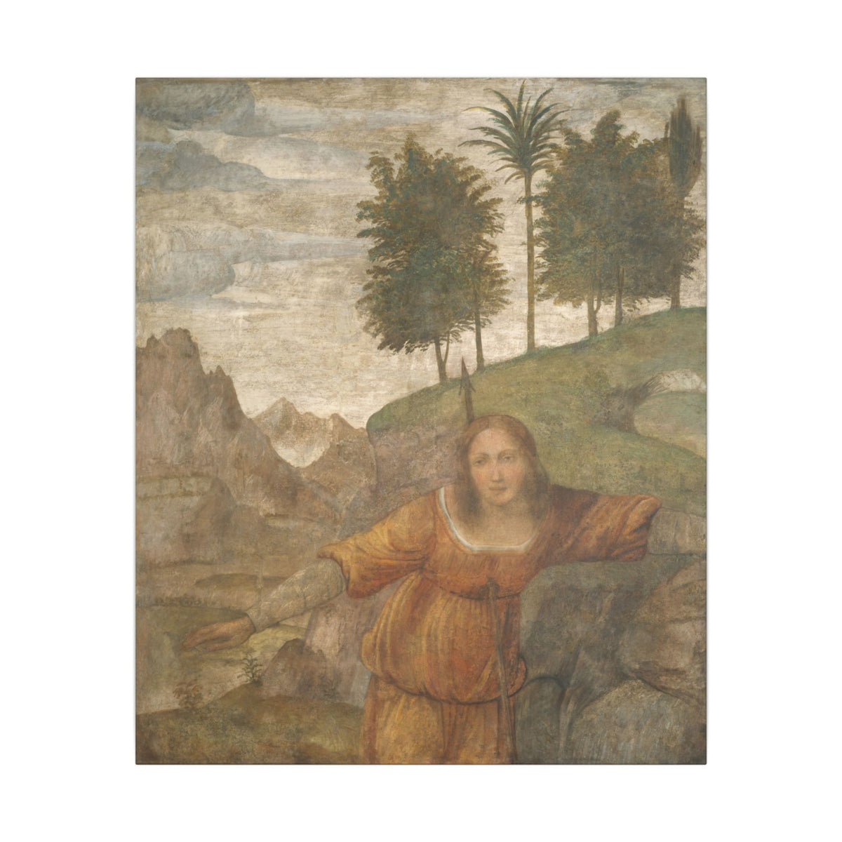Procris Pierced by Cephalus’ Javelin by Bernardino Luini — fine art reproduction product image