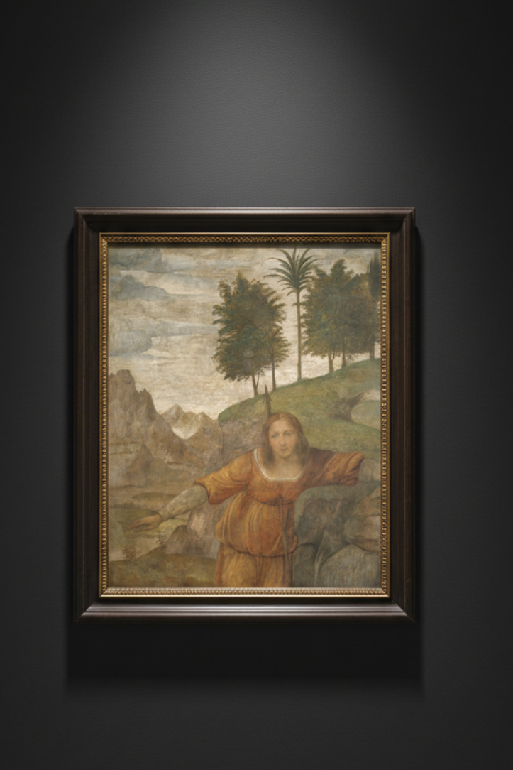 Procris Pierced by Cephalus’ Javelin by Bernardino Luini — fine art reproduction product image