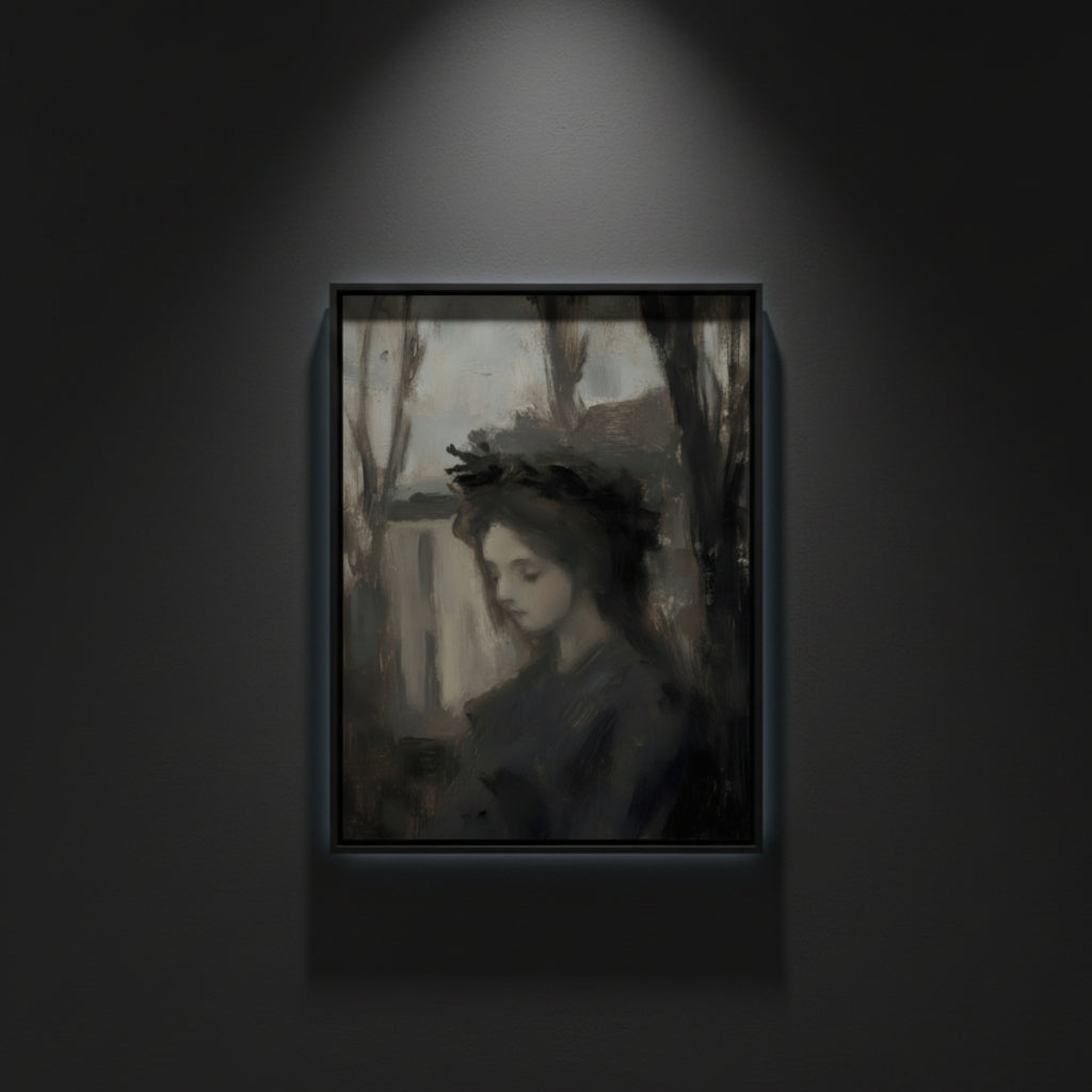 Profile in Shadow, art print