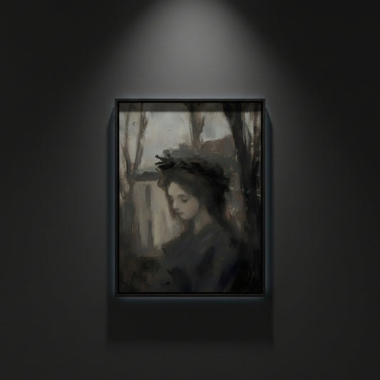 Profile in Shadow, art print