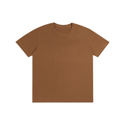 Pure Cotton Unisex T-Shirt in caramel macchiato
