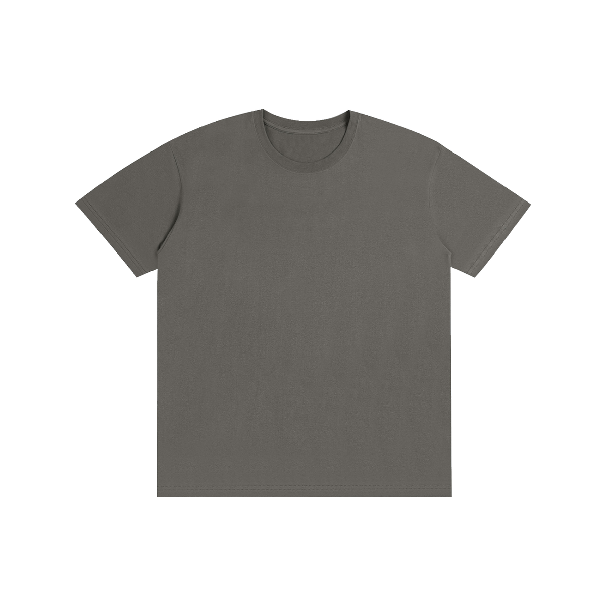 Pure Cotton Unisex T-Shirt in charcoal gray