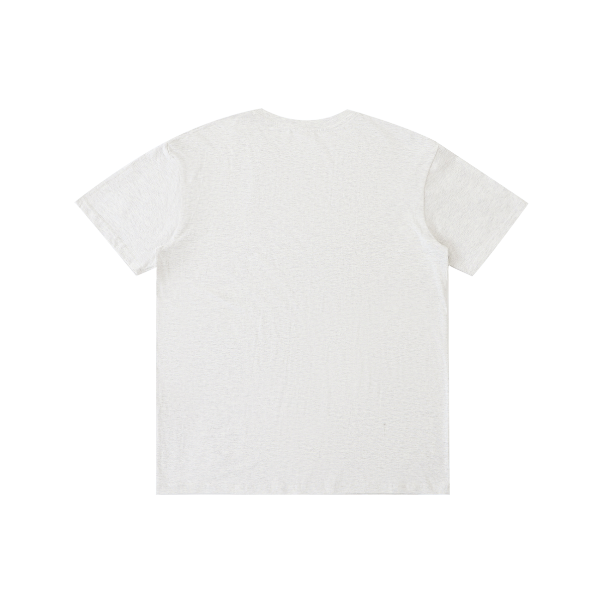 Pure Cotton Unisex T-Shirt in flower gray, alternate angle