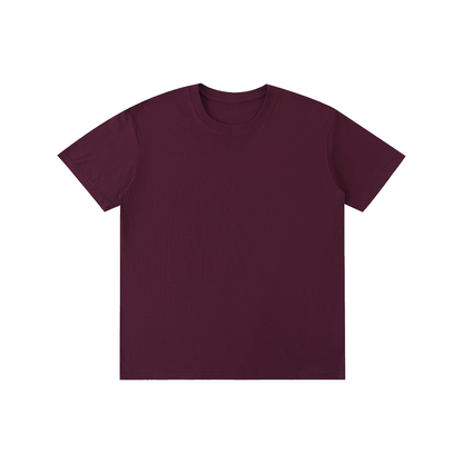 Pure Cotton Unisex T-Shirt in grape purple