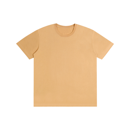 Pure Cotton Unisex T-Shirt in khaki