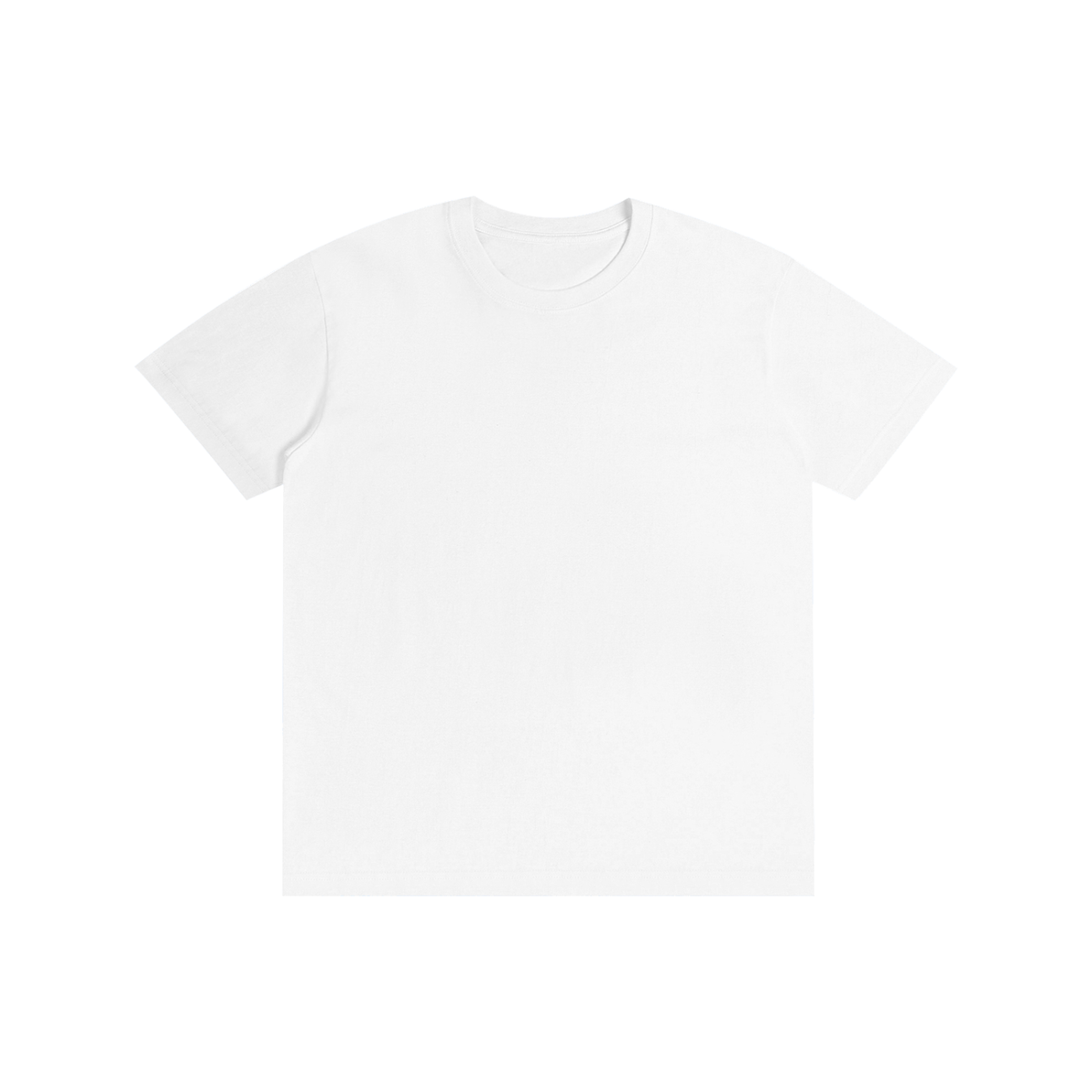 Pure Cotton Unisex T-Shirt in lucent white