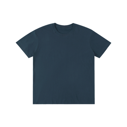Pure Cotton Unisex T-Shirt in navy blue