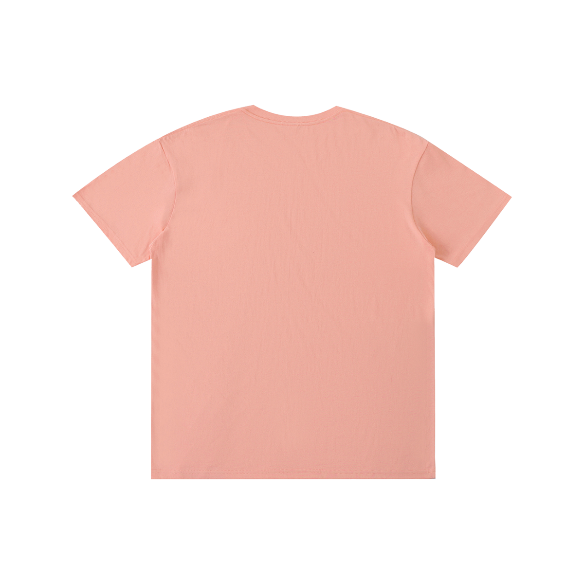 Pure Cotton Unisex T-Shirt in pink, alternate angle