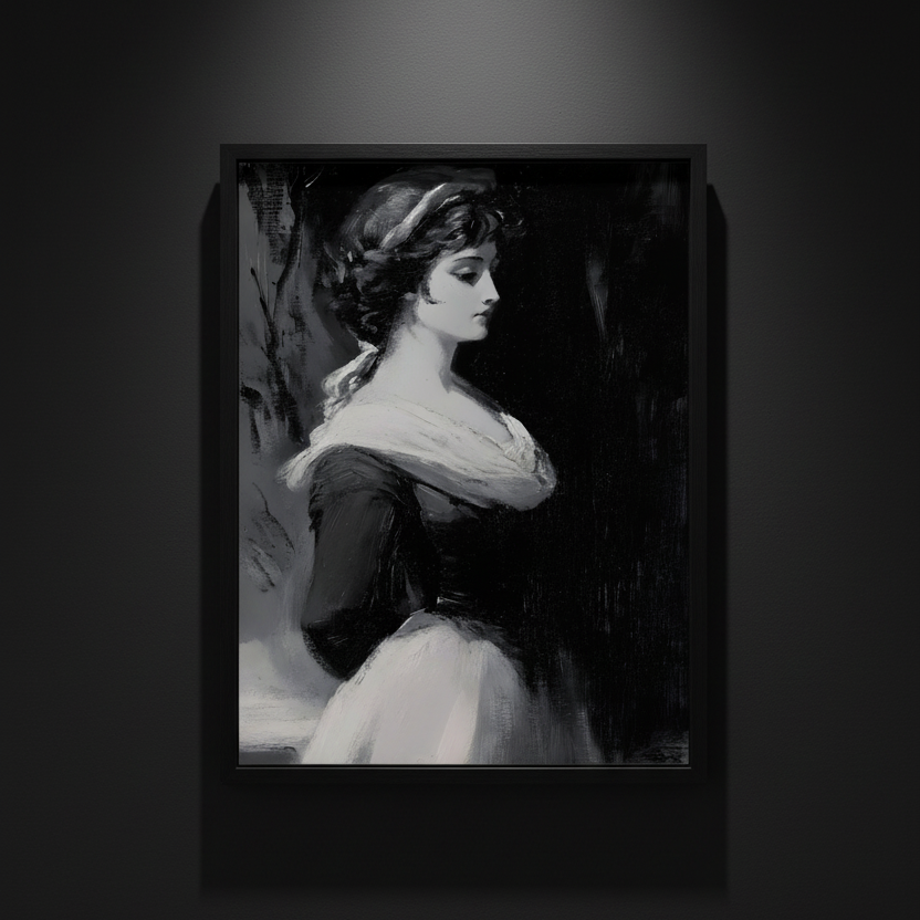 Quiet Profile, art print