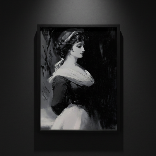 Quiet Profile, art print