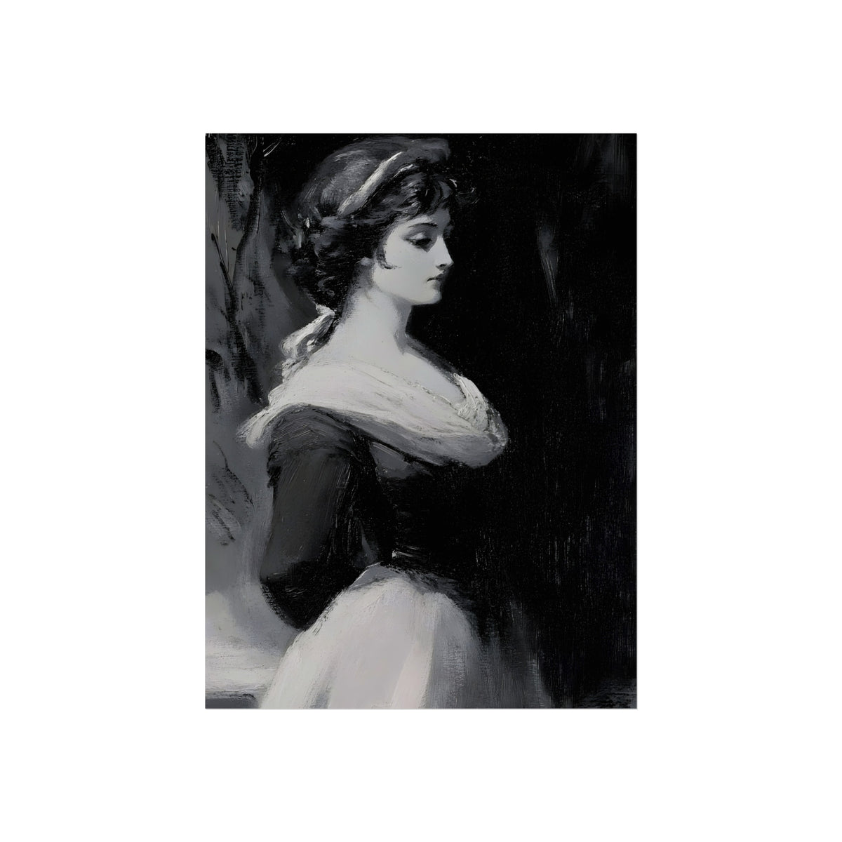 Quiet Profile, art print, view 2
