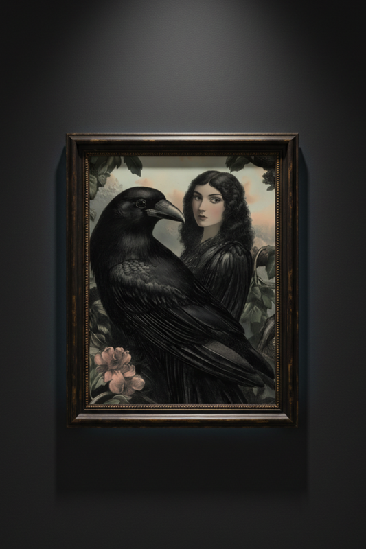 Raven & Muse, fine art paper print