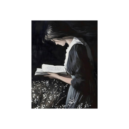Reading Among Wildflowers, art print, view 3