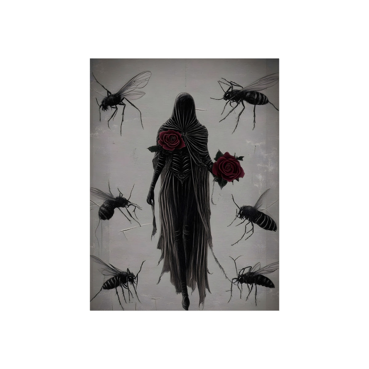 Roses for the Hooded Dead, art print, view 2