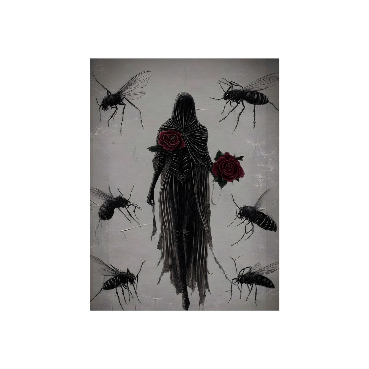 Roses for the Hooded Dead, art print, view 3