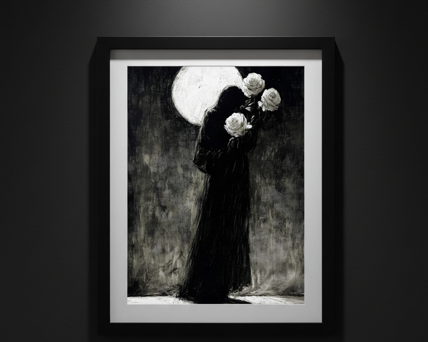 Roses for the Moon, art print