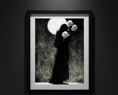 Roses for the Moon, art print
