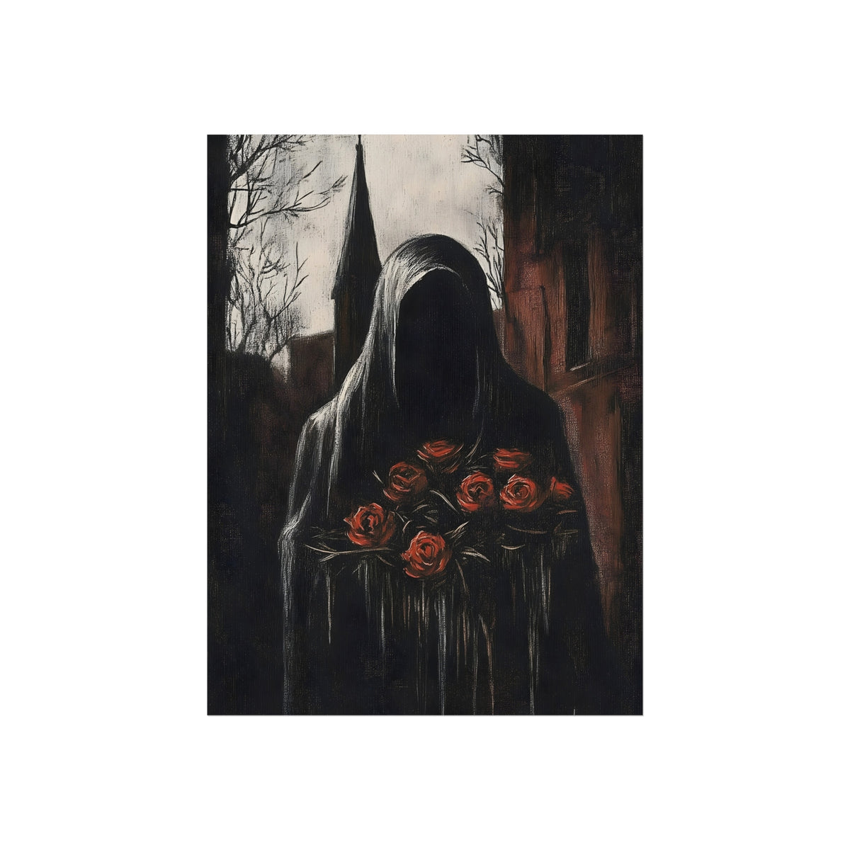 Roses for the Procession, art print, view 2