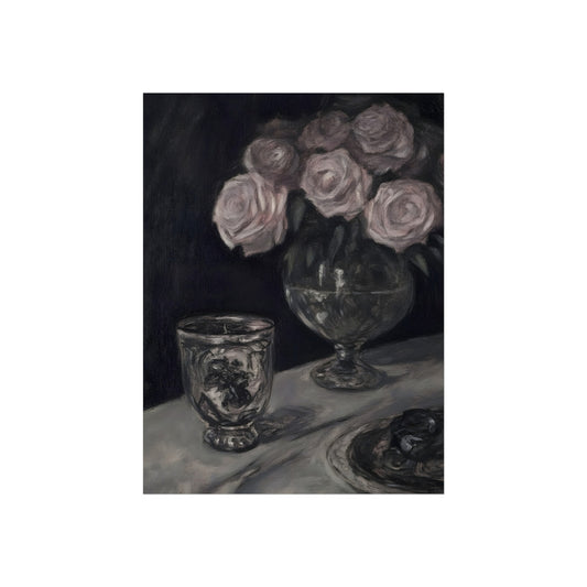 Roses on the Quiet Table, art print, view 2