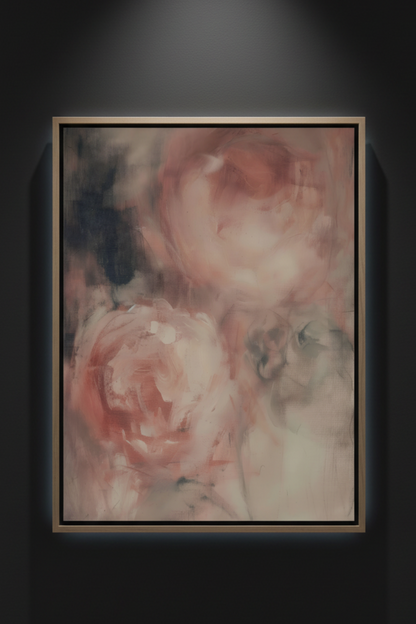 Roses Through the Haze, art print