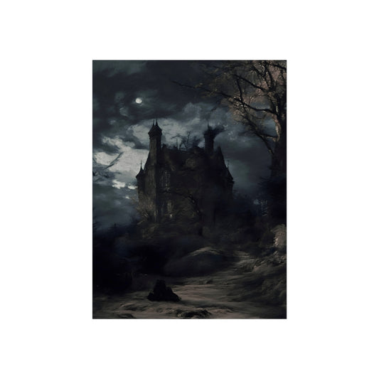 Ruins Under the Moon, art print, view 2