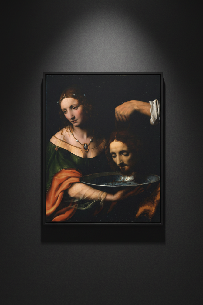 Salome with the Head of Saint John the Baptist by Bernardino Luini — fine art reproduction product image