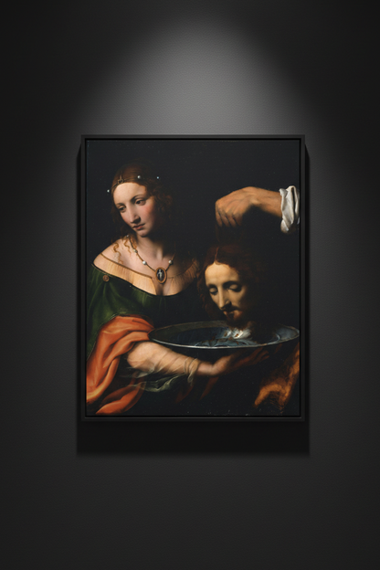 Salome with the Head of Saint John the Baptist by Bernardino Luini — fine art reproduction product image