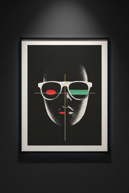 Signal Face, art print