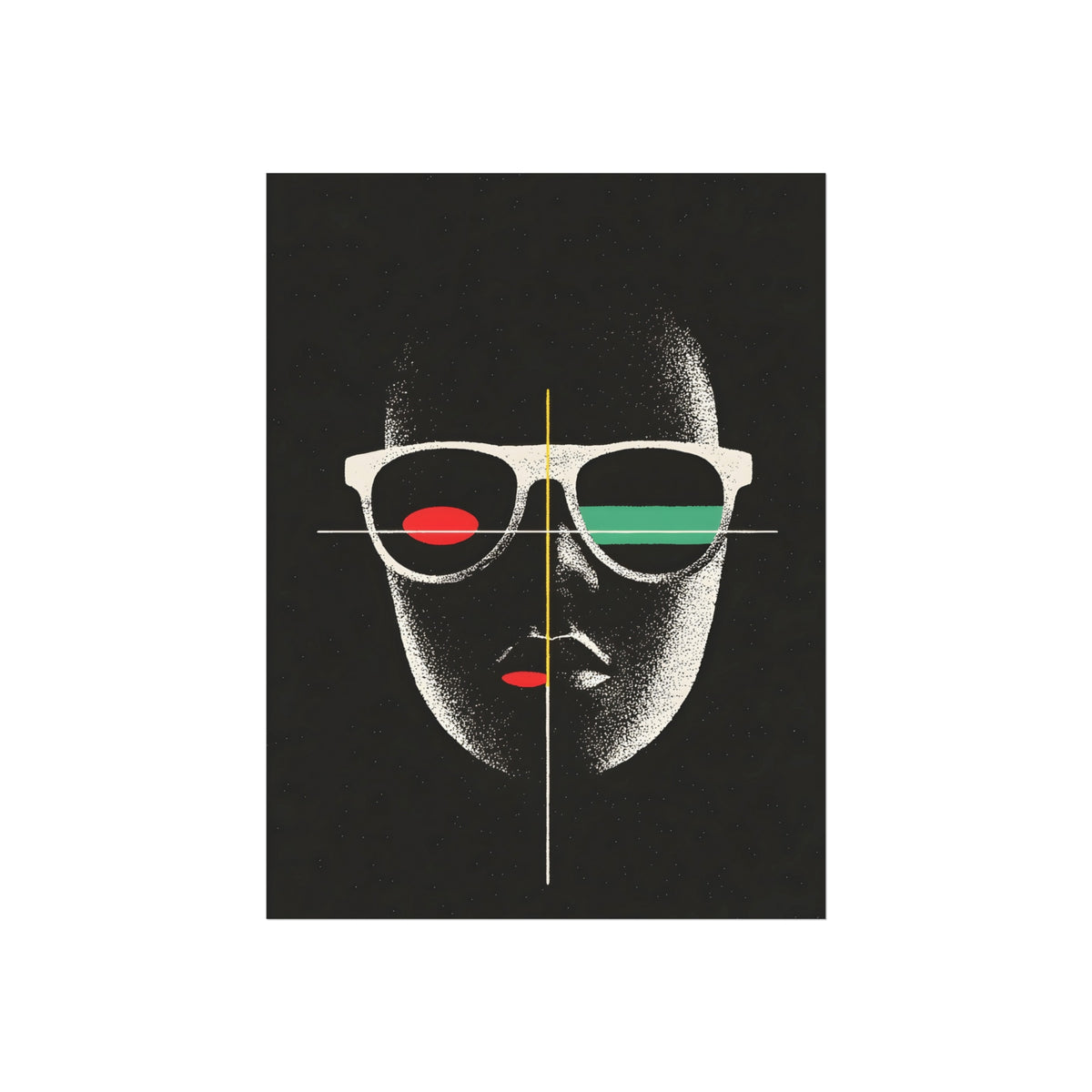 Signal Face, art print, view 3
