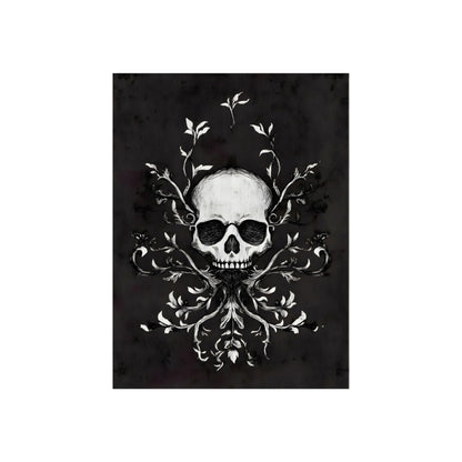 Skull in the White Vines, art print, view 3