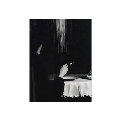Smoke at the Lace Table, art print, view 4
