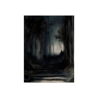 Stairway Through the Mist, art print, view 4