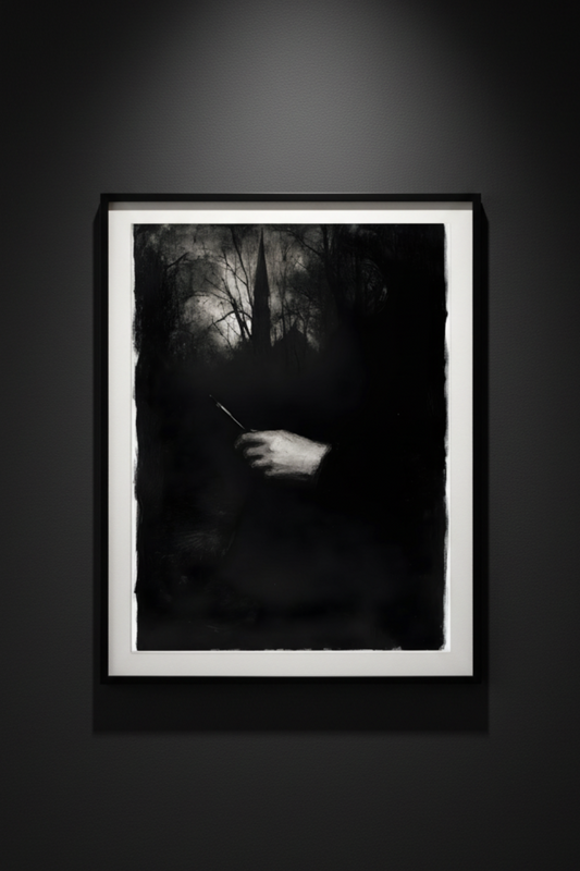 Storm Over the City, art print