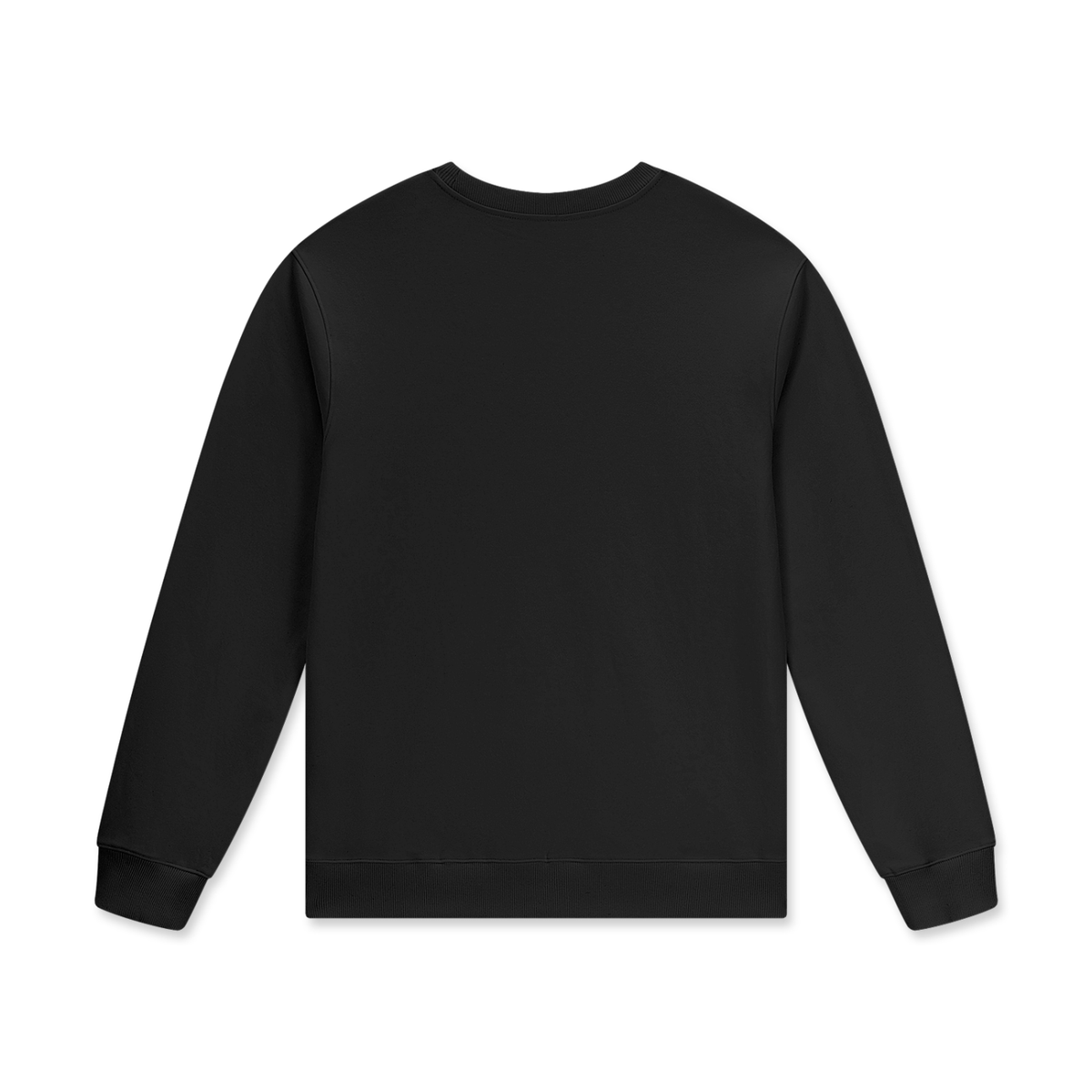Streetwear Unisex Cotton Pullover in black beauty, alternate angle