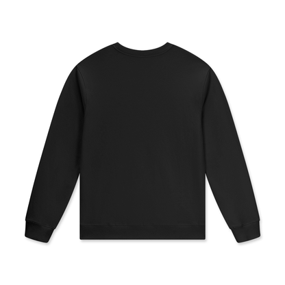 Streetwear Unisex Cotton Pullover in black beauty, alternate angle