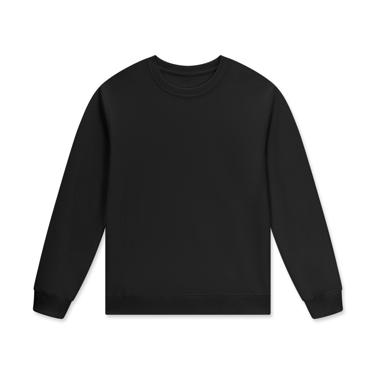 Streetwear Unisex Cotton Pullover in black beauty